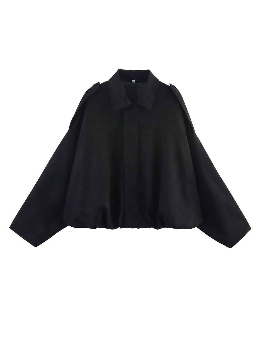 NOIR WAVE™ – Giacca Oversize Batwing
