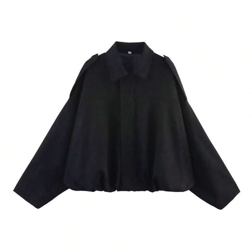 NOIR WAVE™ – Giacca Oversize Batwing