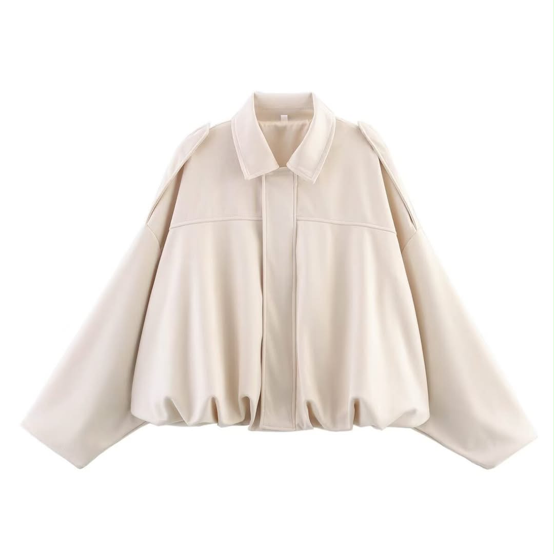 NOIR WAVE™ – Giacca Oversize Batwing