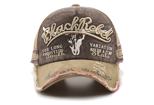 Cappellino da Baseball Vintage "Black Rebel"